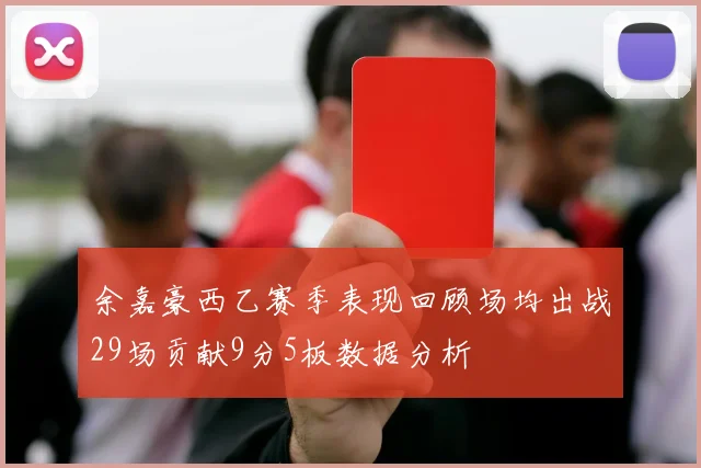 余嘉豪西乙赛季表现回顾场均出战29场贡献9分5板数据分析